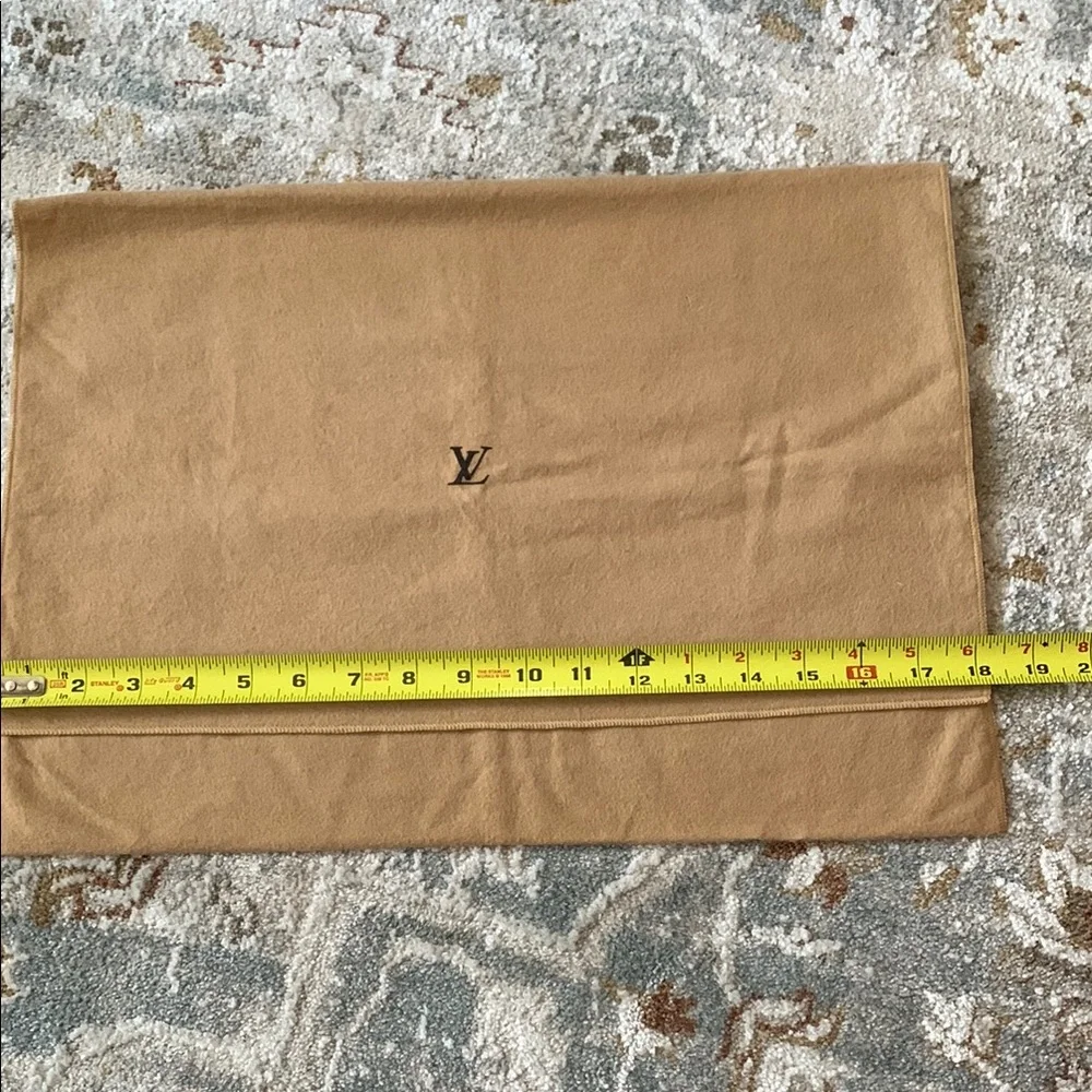 LV Louis Vuitton Tan Dust Bag